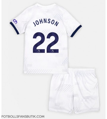 Tottenham Hotspur Brennan Johnson #22 Replika Hemmatröja Barn 2023-24 Kortärmad (+ Korta byxor)